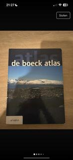 atlas, de boeck atlas || vaninbe, Boeken, Atlassen en Landkaarten, Ophalen of Verzenden, 1800 tot 2000, Wereld, Vanin.be