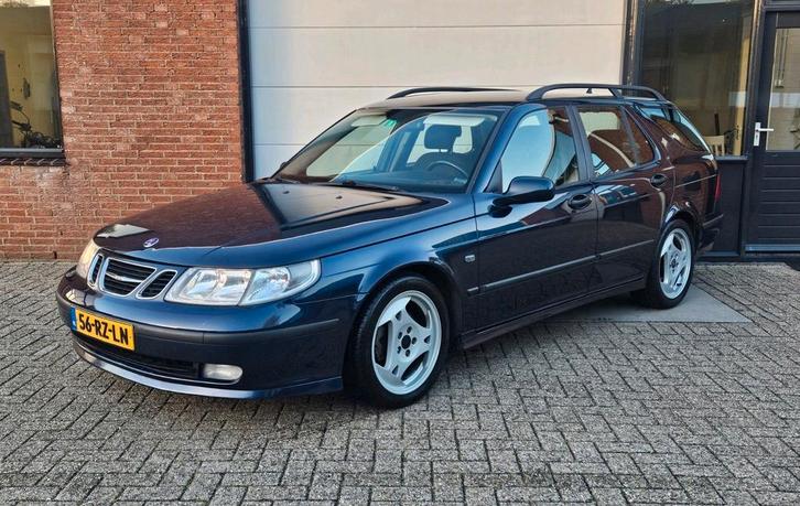 Saab 9-5 2.0 T Estate 2005 zéér fraai!, Auto's, Saab, Bedrijf, Saab 9-5, Benzine, D, Stationwagon, Handgeschakeld, Origineel Nederlands