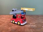 Duplo Brandweerwagen met Ladder, Ophalen of Verzenden, Zo goed als nieuw, Complete set, Duplo