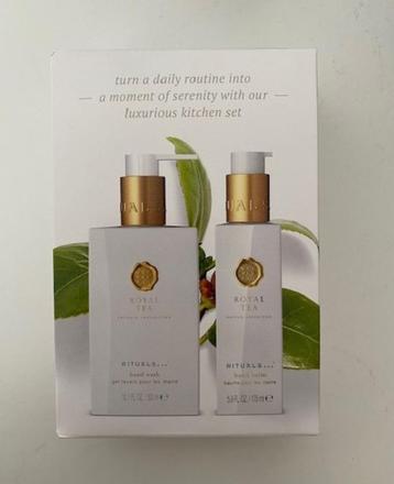 Keuken setje van Rituals Royal tea zeep en hand crème beschikbaar voor biedingen
