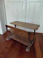Brocante (Belgisch) houten schoolbankje, Ophalen