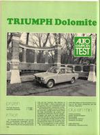 Autokampioen test Triumph Dolomite 1973, Gelezen, Overige merken, Ophalen of Verzenden