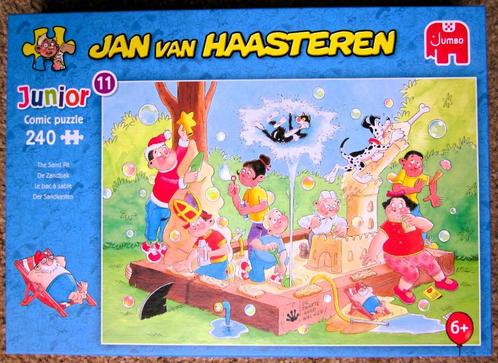 Jan van Haasteren Junior puzzel nr. 11: De zandbak, Hobby en Vrije tijd, Denksport en Puzzels, Zo goed als nieuw, Legpuzzel, Minder dan 500 stukjes