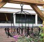 Kaarsenkroon hangend, Ophalen, Koper of Brons