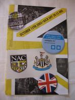 Programmaboekje NAC Breda - Newcastle United van 15-10-2003, Verzamelen, Sportartikelen en Voetbal, Ophalen of Verzenden, Nieuw