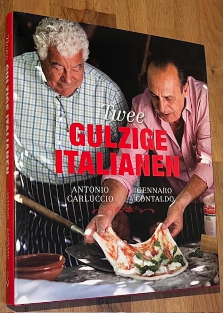 Antonio Carluccio/Gennaro Contaldo. Twee Gulzige Italianen., Boeken, Kookboeken, Zo goed als nieuw, Voorgerechten en Soepen, Hoofdgerechten