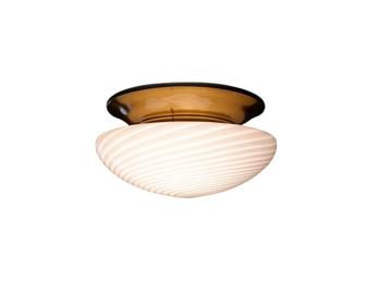 Murano Swirl Plafonniere, Italië jaren 70 beschikbaar voor biedingen