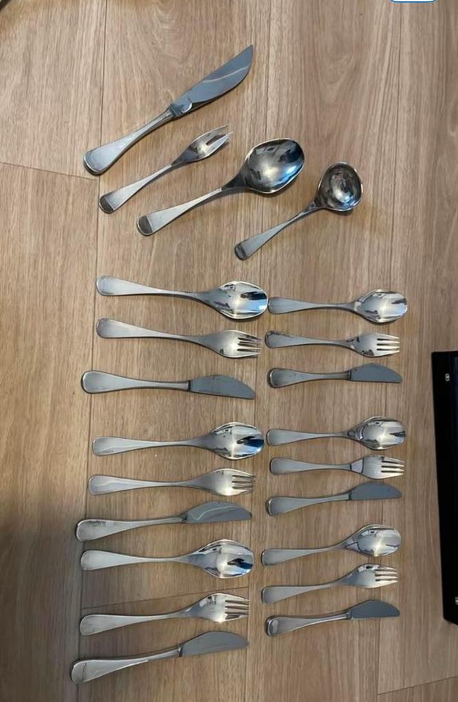 Robbe & Berking Scandia, Huis en Inrichting, Keuken | Bestek, Zo goed als nieuw, Rvs of Chroom, Ophalen of Verzenden