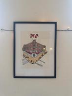 Unieke zelfgemaakte print Javastraat Amsterdam, Ophalen of Verzenden