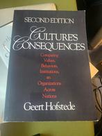 Culture’s Consequences Hofstede, Ophalen of Verzenden, Zo goed als nieuw, Economie en Marketing