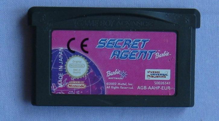 Barbie Secret Agent (EUR) voor Gameboy Advance, Spelcomputers en Games, Games | Nintendo Game Boy, Gebruikt, 1 speler, Vanaf 3 jaar