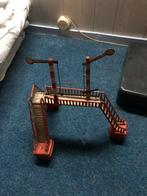 Blikken speelgoed trein overgang, Antiek en Kunst, Antiek | Speelgoed, Ophalen of Verzenden