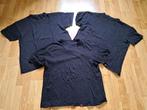 3x zwart Heren Shirt  - XXL   jusa17, Ophalen of Verzenden, Gedragen, Overige maten, Zwart