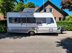 Eriba Sporting Jive 465, Caravans en Kamperen, Rondzit, Schokbreker, Vast bed, 6 tot 7 meter