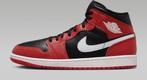 Nike Air Jordan 1 Mid (Gym Red/Black) Maat 45., Kleding | Heren, Schoenen, Ophalen, Zwart, Jordan, Sneakers of Gympen