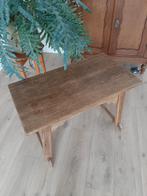 Oud kloostertafeltje 79x45x55 cm., Ophalen, 50 tot 100 cm, Eikenhout, 25 tot 50 cm