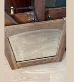 Spiegel in eiken lijst 40 cm, Minder dan 50 cm, Gebruikt, Vierkant, Ophalen of Verzenden