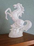 Vintage groot wit beeld porseleinen paard H27, Ophalen of Verzenden, Dier, Zo goed als nieuw