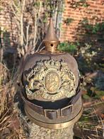 Pickelhaube/ pinhelm beieren vilt ( ruil kan), Tuin en Terras, Zonnewijzers, Ophalen of Verzenden