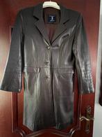 Leren jas, Kleding | Dames, Jassen | Zomer, Maat 38/40 (M), Zie foto, Bruin, Ophalen of Verzenden