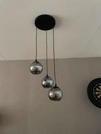 EGLO hanglamp zwart smoke glazen bol, Huis en Inrichting, Lampen | Hanglampen, Ophalen, Zo goed als nieuw, Minder dan 50 cm