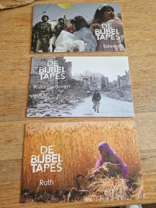 De bijbell tapes, 3 stuks. Ruth, Ester en klaagliederen, Boeken, Godsdienst en Theologie, Zo goed als nieuw, Ophalen of Verzenden