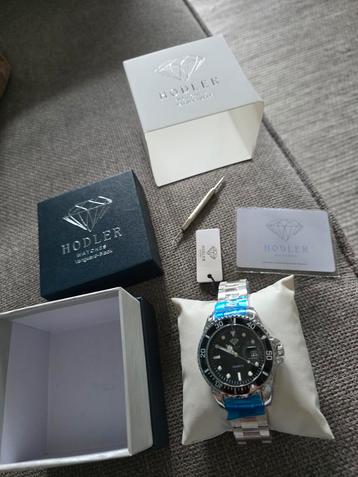 Herenhorloge Hodler Vanguard, Zwart beschikbaar voor biedingen