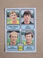 Panini Voetbal 82 Kőrver Hanssen Fortuna, Ophalen of Verzenden, Zo goed als nieuw, Ajax, Poster, Plaatje of Sticker