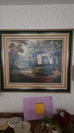 Schilderij Boerderij bij Boxtel - N.Ch. van Vulpen, Antiek en Kunst, Ophalen of Verzenden