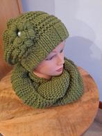 Handgemaakte Muts en Sjaal Set, Kleding | Dames, Mutsen, Sjaals en Handschoenen, Maat 38/40 (M), Nieuw, Ophalen of Verzenden, Handgemaakt