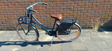 POPAL MEISJES FIETS DONKERBLAUW ROSÉ VELGEN 24 inch 8-12JAAR beschikbaar voor biedingen