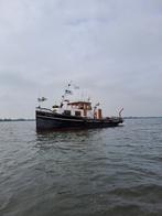asverstrooiing met sleepboot