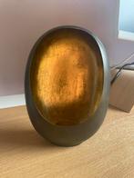 Windlicht ei zwart - goud Dekocandle, Huis en Inrichting, Ophalen, Zo goed als nieuw