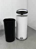 MJÖSA Pedaalemmer, wit, 30 l, Huis en Inrichting, Woonaccessoires | Prullenbakken, Ophalen, Gebruikt, Met pedaal, 50 tot 75 cm