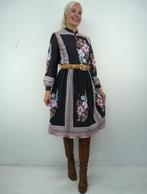 *Abfab Vintage Jurk met Bloemen 42/44*, Ophalen of Verzenden, Zo goed als nieuw, Maat 42/44 (L), Knielengte