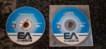 Theme Hospital en Theme Park cd beschikbaar voor biedingen