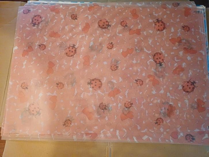 Lieveheersbeestjes - Vellum - 50x70cm - 120grams , Hobby en Vrije tijd, Knutselen, Nieuw, Materiaal, Ophalen of Verzenden