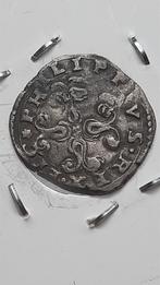 Fillips II van Spanje, schaarse Soldino 1554/1598, Ophalen of Verzenden, Overige landen, Losse munt, Zilver