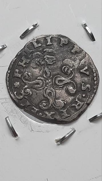Fillips II van Spanje, schaarse Soldino 1554/1598 beschikbaar voor biedingen