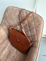 Leren dames tas vintage, Sieraden, Tassen en Uiterlijk, Tassen | Damestassen, Ophalen of Verzenden, Gebruikt, Bruin, Handtas