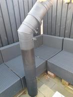 Dubbelwandige en uitschuifbare kachelpijp., Huis en Inrichting, Kachels, Ophalen, Zo goed als nieuw, Hout, Houtkachel