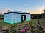 Opblaasbare discotent met ledverlichting te huur € 325,-, Ophalen, Zo goed als nieuw, Verjaardag