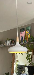 Hanglamp Staal, Wit, Eettafel, Woonkamer, Huis en Inrichting, Ophalen of Verzenden, Zo goed als nieuw, 75 cm of meer