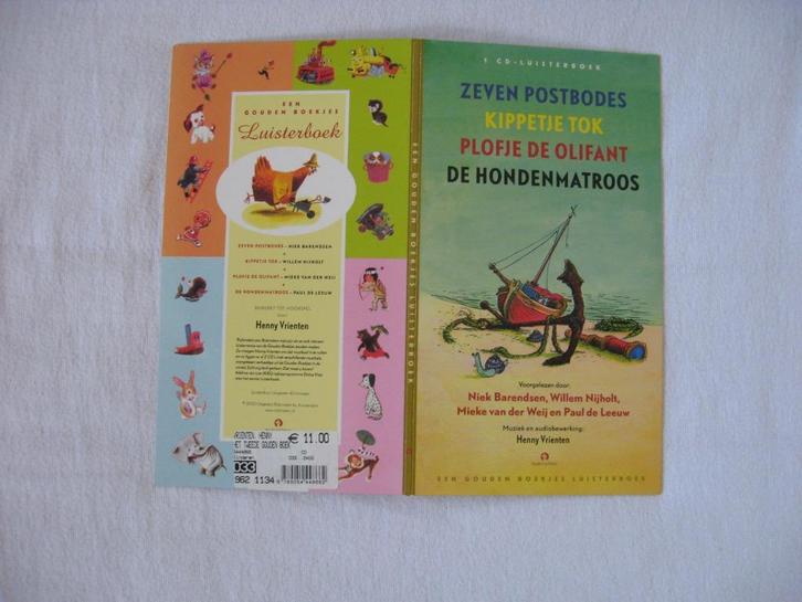serie Gouden Boekjes: Zeven postbodes, Kippetje Tok,Plofje+1, Boeken, Luisterboeken, Cd, Ophalen of Verzenden