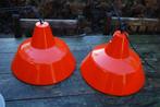 Set van 2 originele Louis Poulsen hanglampen, jaren '60, Huis en Inrichting, Lampen | Hanglampen, Gebruikt, Vintage, Ophalen of Verzenden