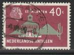 Antillen 1958 285 St Maarten 40c, Gest, Postzegels en Munten, Ophalen of Verzenden, Gestempeld