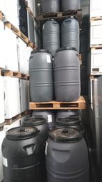 Tonnen 220 en 260 liter inhoud met afschroefbare deksel., Kunststof, Gebruikt, 150 liter of meer, Ophalen