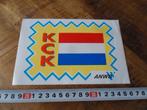 sticker ANWB  KCK  Caravansticker  Nederland, Ophalen, Zo goed als nieuw, Sticker