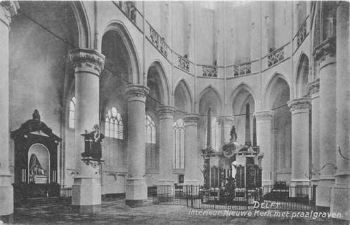 (301-111-037) Delft Nieuwe Kerk, Verzamelen, Ansichtkaarten | Nederland, Zuid-Holland, Verzenden