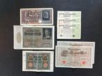 Duitse Bankbiljetten 1910-1923, Weimar Republiek, Postzegels en Munten, Bankbiljetten | Europa | Niet-Eurobiljetten, Ophalen of Verzenden